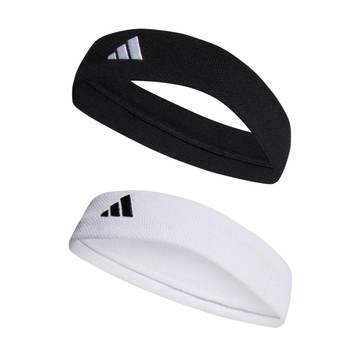 adidas 頭帶 Tennis Headband 運動頭帶 訓練頭帶 止汗帶 束髮帶 頭戴 吸汗 透氣 舒適 黑色白色