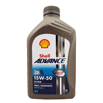 Shell 殼牌 全合成機油 機車用  1瓶  ADVANCE ULTRA 4T 15W50