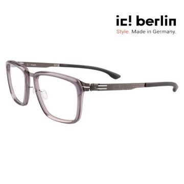【ic! berlin】MB23 Gray Gun Metal 德國薄鋼眼鏡 公司貨
