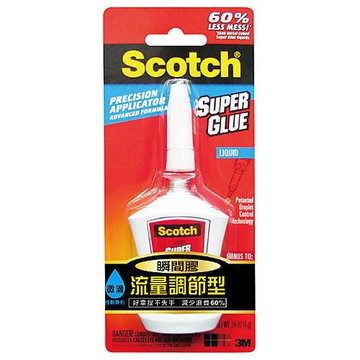 本月熱銷推薦 滿額再折【史代新文具】3M AD124 4g 流量調節型液狀瞬間膠