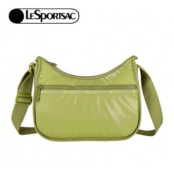 |快速出貨|Lesportsac Classic Hobo 經典斜背包/ 亮面橄欖綠
