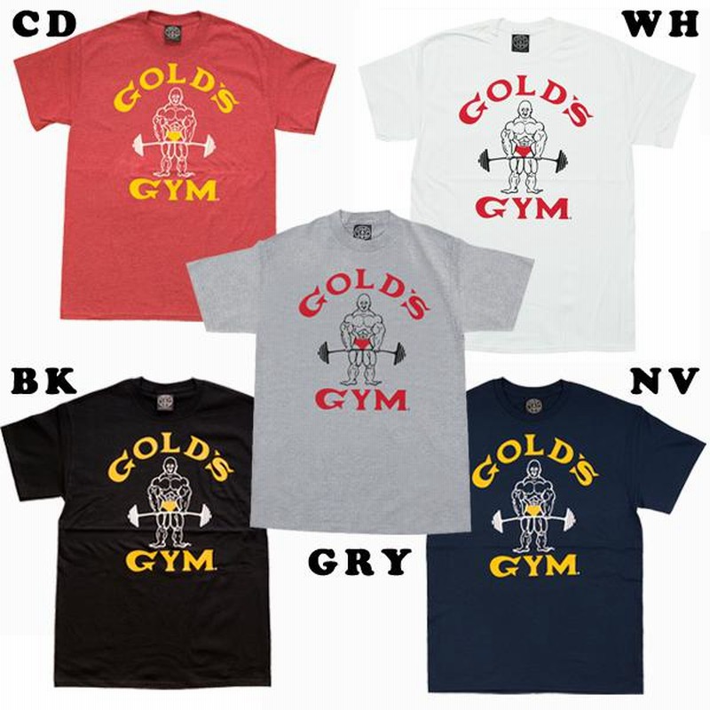 ベーシックTシャツ クラシックJ（M・L・XLサイズ） GOLD'S GYM_W