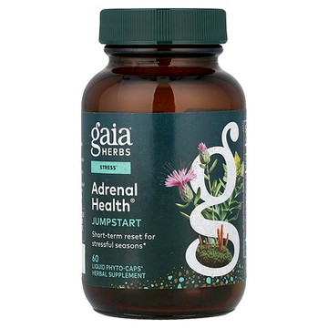 Gaia Herbs, 腎上腺健康®，快速啟動，60 粒液體 Phyto-Caps® 膠囊