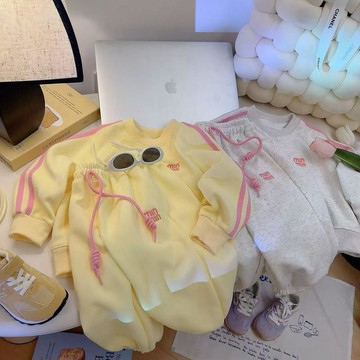 【刺繡套裝】兒童套裝新款兒童洋氣衛衣春裝大童春季運動童裝中套裝 男童童裝  男童衣服  兒童秋裝套裝  兩件套裝
