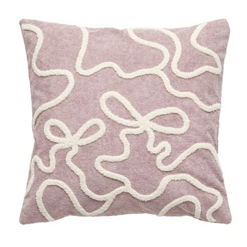 【DECO HOME商品】抱枕套 EMBROIDERY RIBBON gSChm2a PU(DH) NITORI宜得利家居