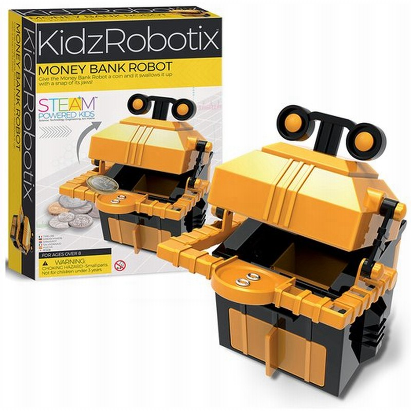 おもちゃ 実験 工作 キット 知育玩具 ロボット工学 貯金箱ロボット 4m 子供 小学生 中学生 自由研究 組み立て おうち時間 通販 Lineポイント最大get Lineショッピング