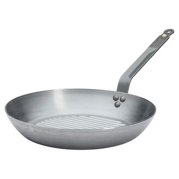 de Buyer 畢耶 原礦蜂蠟系列 單柄牛排鍋 2450ml  32cm  1個