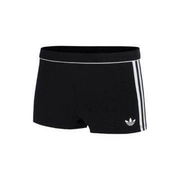 adidas W ADICOLOR COMFORT FLEX COTTON SHORTS 女士 舒彈棉質舒適短褲-黑