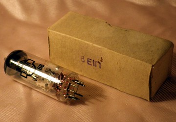 1x 全新 6E1P 真空管綠魔眼水平儀蘇聯 1966 年 = / EM80 / 6BR5