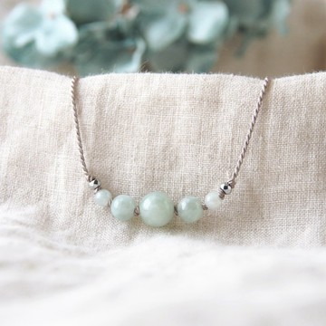 Pastel Short Necklace (翡翠)