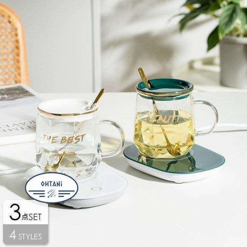 キッチン用品 食器 お茶用品 マグカップ ティーカップ コーヒーカップ グラス セットアイテム 蓋つき スプーン 涼し気 ロゴ 通販 Lineポイント最大get Lineショッピング