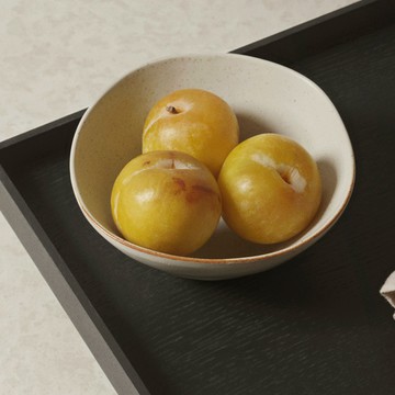 丹麥 Ferm Living FLOW 流動碗 燕麥米 M