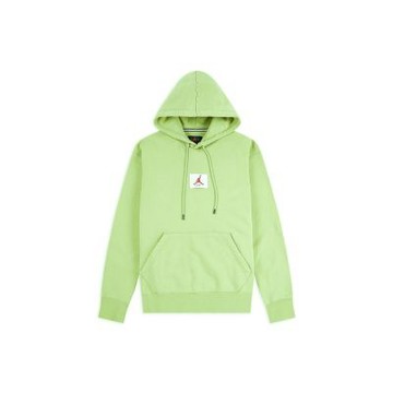 JORDAN FLC PO SOLID HOODIE 內刷毛 帽T 螢光綠 CK6469-701