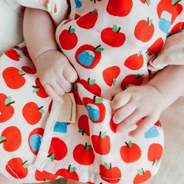 兔子設計款布料 - 富士山蘋果