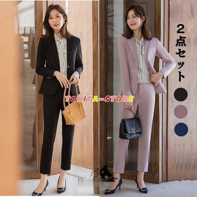 服 母 パンツスーツ レディース 代 2点 秋冬 服装 ママ セレモニー フォーマルスーツ ジャケット Ol 面接 通販 Lineポイント最大get Lineショッピング