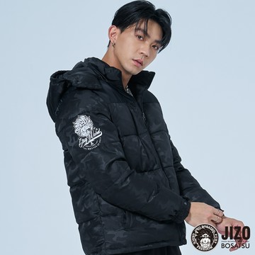 【新年爆殺價↘$2988】迷彩大緹花絲棉連帽外套 - BLUE WAY 地藏小王