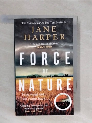 【書寶二手書T1／原文小說_XP5】Force of Nature_Jane Harper