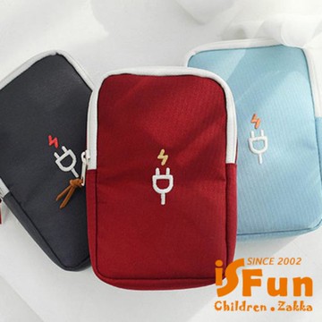 【iSFun】3C收納＊充電鋪棉防撞手機相機收納包/多色可選