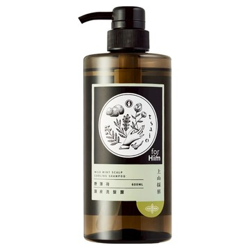 tsaio 上山採藥 野薄荷頭皮洗髮露  控油  強化髮根  減少髮絲斷裂  智利野薄荷  生薑萃取  活化頭皮  600ml  1瓶