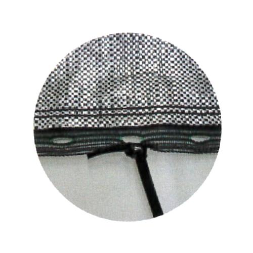 イノベックス　高機能遮光遮熱ネット　ダイオ農涼シート2号（平織）　銀　巾600cm×長さ30m　遮光率98%