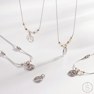 【SPANCONNY】專屬星座 | 海藍寶 草莓晶 黃水晶 | 天然水晶項鍊 (CONNY系列)