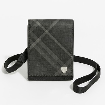 PLAYBOY - 證件套  Black Diamond Plaid系列 - 灰色