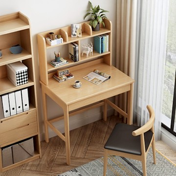 HappyLife 實木簡約書架窄桌 80公分 Y12044