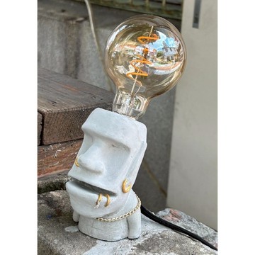 曙MUSE｜嘻哈金鍊摩艾水泥燈