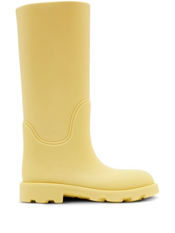 Burberry - Marsh rain high boots - women - Polyamide/Rubber/Spandex/Elastane/Rubber - 39 - Neutrals
