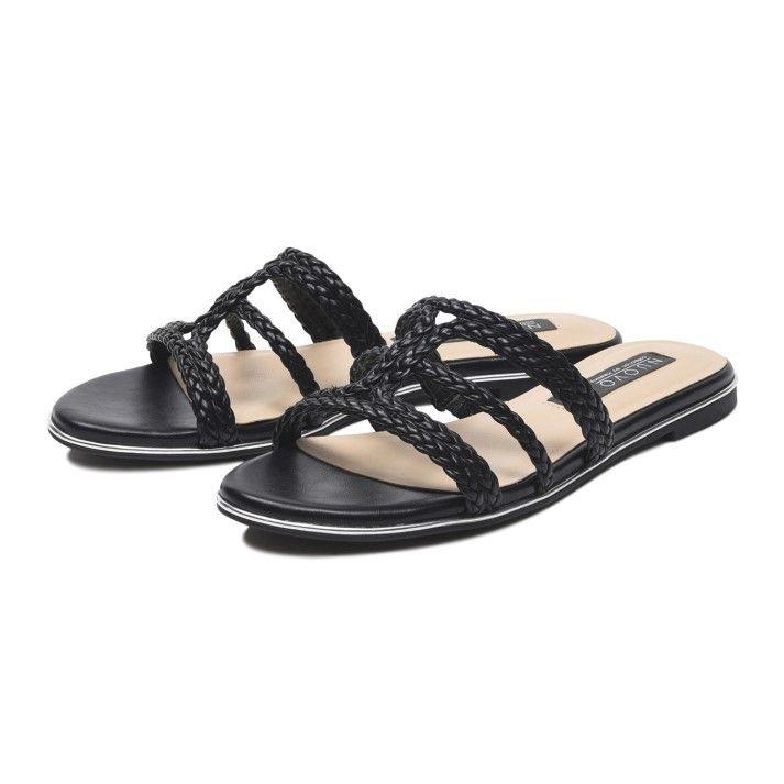 レディース NUOVO ヌオーヴォサンダル BRAID FLAT MULE ブレイド
