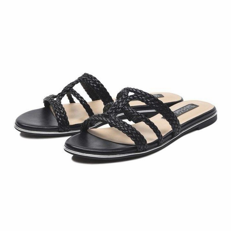 レディース NUOVO ヌオーヴォサンダル BRAID FLAT MULE ブレイド