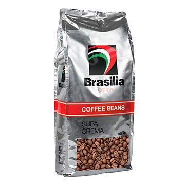 Brasilia 巴西里亞 極品義式風味 全豆咖啡豆 Supa Crema 500g  咖啡豆(無研磨)  1包