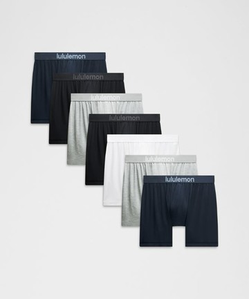 Always In Motion Boxer Brief 5" 7 Pack Size Medium