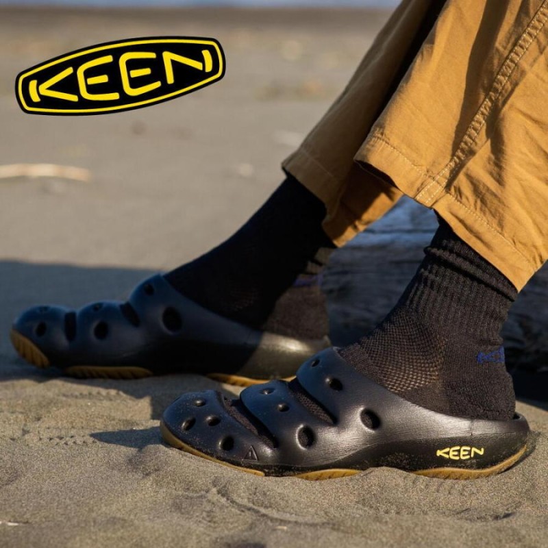 交換送料片道無料 キーン KEEN サンダル ヨギ Yogui ブラック 1001966