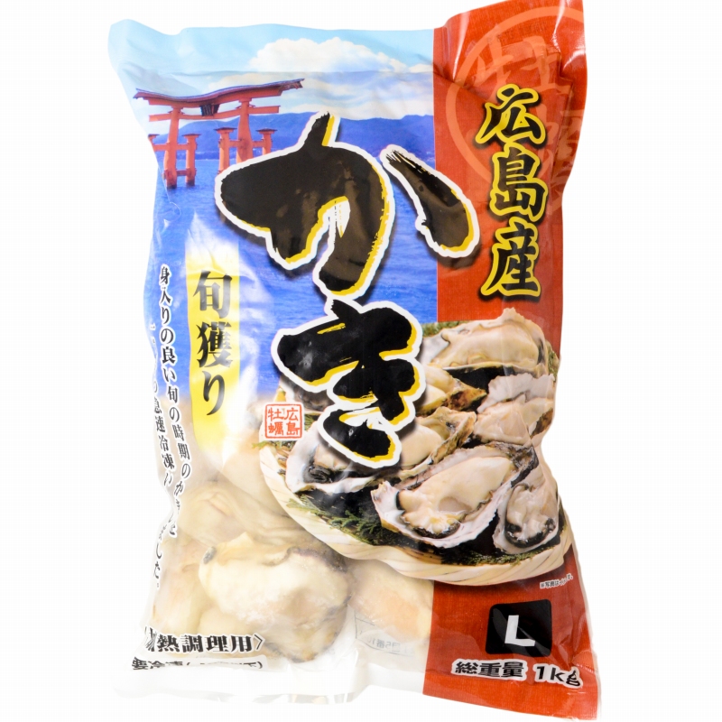 広島産 カキ 牡蠣 かき Lサイズ 1kg