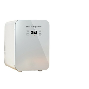 車載冰箱車家兩用小型迷你宿舍冷藏箱美妝鏡面小冰箱跨境禮品批發【宜家良品百貨】