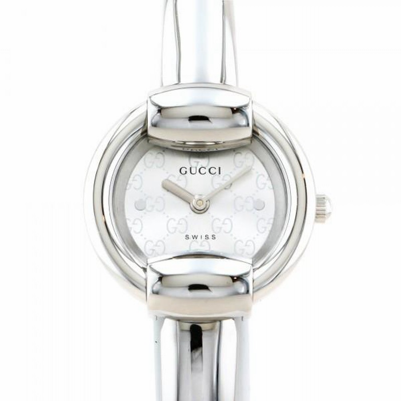 グッチ GUCCI バングル YA014512 シルバー文字盤 新品 腕時計 