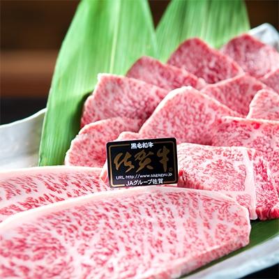 ふるさと納税 唐津市 佐賀牛イチボとトモサンカクの希少部位焼肉セット　500g