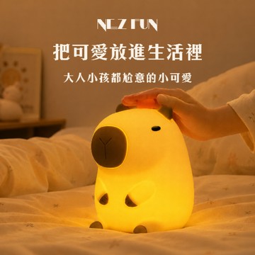 送一份人人都會喜歡的陪伴【Nez Fun】橘子阿寶水豚 療癒系拍拍燈『快速出貨』 療癒小物 畢業禮物 畢業快樂 新鮮人禮物 出社會禮物 生日禮物 獅子座生日快樂 情人節禮物