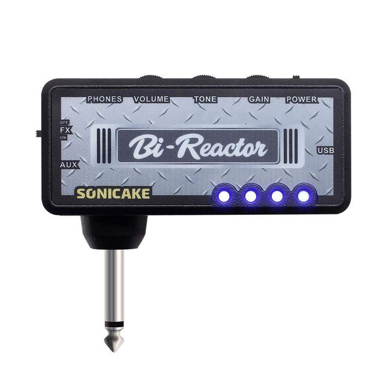 ヘッドフォンギターアンプ SONICAKE ソニックエイク Bi レクターヘッドフォンギターアンプ ＵＳＢ充電のポケットサイズ アンペグ エフェクト