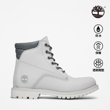 Timberland 女款淺灰色防水6吋靴|A2M1UM29