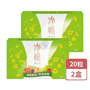 【大漢酵素】淨暢酵素錠 20粒/2盒 (綜合消化酵素.鳳梨酵素)