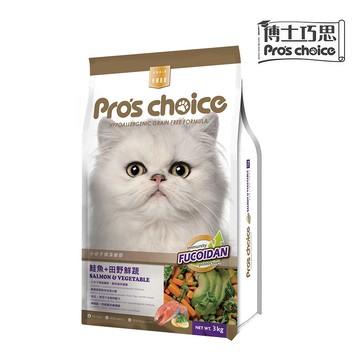 【博士巧思】無榖貓食 褐藻_鮭魚+田園蔬果 3kg