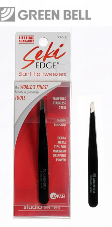 現貨 日本綠鐘 Seki 專利寬斜口眉毛拔 (SS-500)【APP滿額下單10%點數(單一帳號最高1000點)】4/30止