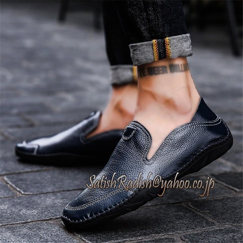 スリッポン メンズ スニーカー カジュアル 春 夏 秋 冬 無地 合成皮革 バイク 通気性 フラット イギリス風 ローカット 柔らか ウォーキン 通販 Lineポイント最大get Lineショッピング