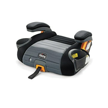 Chicco GoFit Plus汽車輔助增高座墊｜風尚版｜曜石黑｜皮棉雙材扶手【悅兒園婦幼生活館】