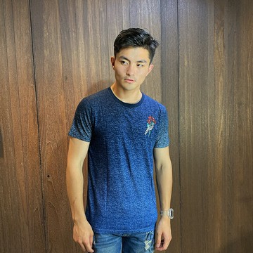 美國百分百【全新真品】 Hollister Co. T恤 HCO 短袖 T-shirt logo 骷髏 玫瑰 AH10