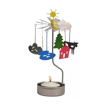 【PLUTO Design】太陽與雲朵旋轉燭座(附蠟燭)