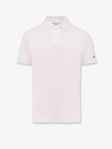 Brighton cotton polo shirt with Logo embroidery - MC2 SAINT BARTH - gender_Man