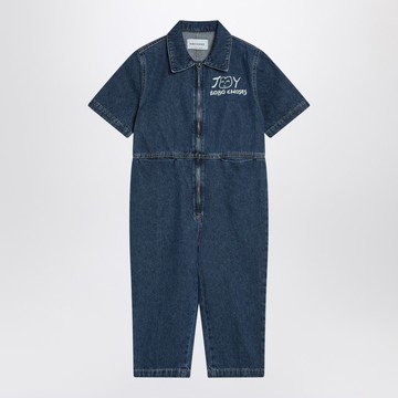 Joy blue denim jumpsuit